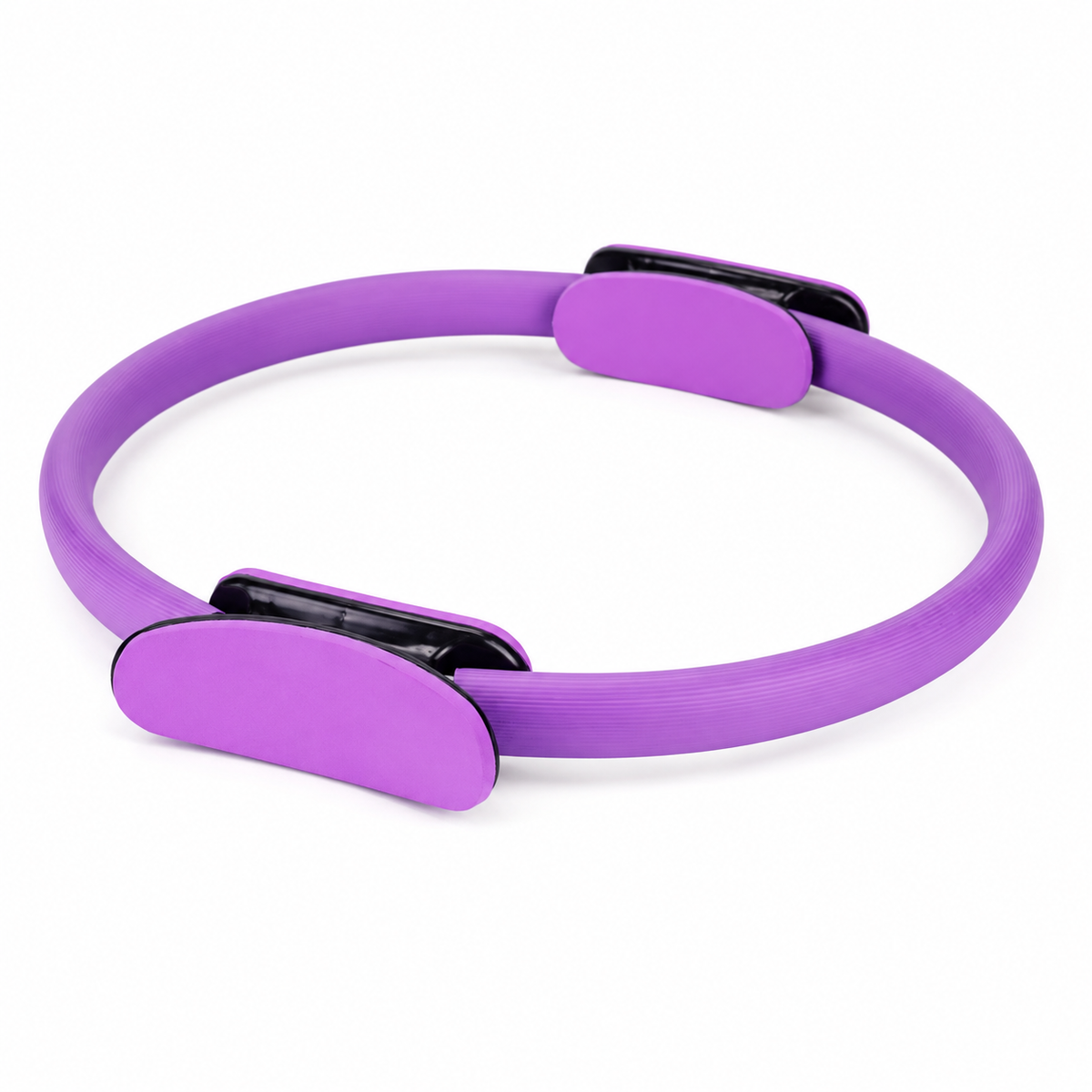 Anneau de Pilates Auréa violet 36 cm sur fond blanc